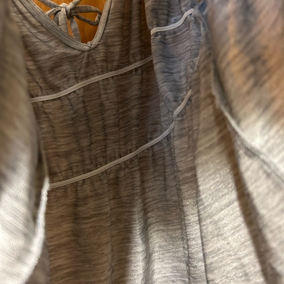 Victoria's Secret Gray Tie Front Tiered Camisole - Picture 5 of 8